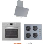Silverline Luno Ankastre Gri Set (Dijital Fırın+Dokunmatik Davlumbaz )