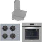 Silverline Oslo 3490 - CS5335S02 - BO6502S02 Gri Cam 3'lü Ankastre Set