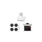 Silverline Soho BO6501W01 - CS5349W01 -3457 3'lü Beyaz Ankastre Set