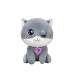 Silverlit Winksies Sevimli Hayvanlar Kedi İnteraktif Peluş Oyuncak 30 Cm - Gri