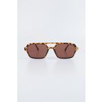 Silvio Monetti 23SM1790AR06 Unisex Leopar UV 400 Korumalı Güneş Gözlüğü