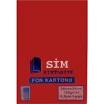 Sim 24x34 10 Renk 1 Paket Fon Kartonu