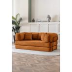Sim House 90 x 180 cm Sünger Koltuk -Yıkanabilir ve Leke Tutmayan Kumaş - Turuncu