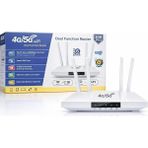 Sim Kartlı Wi-Fi 6 Router Modem - 300 Mbps Yüksek Hızlı, 4 Antenli Taşınabilir Hotspot