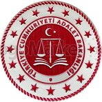 Sim Nakış ADALET BAKANLIĞI 3D ARMA 1 ADET Kabartmalı ve Cırtlı 7x7 cm
