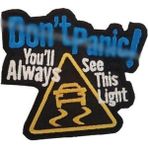 Sim Nakış Don’t Panic! You’ll Always See This Light Nakış Işleme Arma Patch Peç
