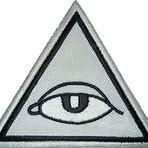 Sim Nakış illuminati nakış işleme arması 7×6 cm
