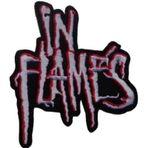 Sim Nakış İn Flames nakış işleme patch arma peç 9×8 cm