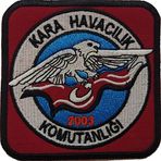 Sim Nakış Kara Havacılık Komutanlığı 2003 Nakış Işleme Arma Patch Peç 9×9 cm