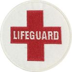 Sim Nakış Lifeguard Cankurtaran nakış işleme arma patch 8×8 cm