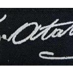 Sim Nakış Mustafa Kemal Atatürk imzalı nakış işleme arma patch peç 10x3,5 cm siyah