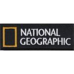 Sim Nakış Natıonal Geographıc Nakış Işleme Arma 12×4,5 cm