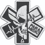 Sim Nakış Para medic nakış işleme arma peç 9×9 cm