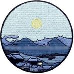 Sim Nakış Sessiz Şehir nakış işleme arma patch 8×8 cm