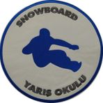 Sim Nakış Snowboard yarış okulu nakış işleme arma patch peç 20×20 cm