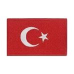 Sim Nakış Turkey Türkiye Türk Bayrak Nakış Işleme Arma Patch Peç 5x8 cm