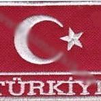 Sim Nakış Turkey Türkiye Türk Bayrak nakış işleme arma patch peç 6×8 cm