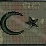 Sim Nakış Turkey Türkiye Türk bayrakları nakış işleme arma patch peç 5x8 cm kamuflaj haki oval