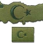 Sim Nakış Türkiye Türk Bayrak haritalı ve kare bayrak 1 set nakış işleme arma patch peç 3,5×7 cm ve 5x8 cm