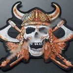 Sim Nakış vikingler nakış işleme arma patch peç 25×20,5 cm