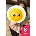 Sim Tasarım SimKids Gezegenler Temalı 2+ Yap-boz Puzzle Dikkat Geliştiren Zeka Oyunu