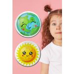 Sim Tasarım SimKids Gezegenler Temalı 2 YapBoz Puzzle Dikkat Geliştiren Zeka Oyunu