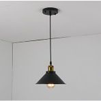 Sima Avize Simaavize Loft Şapka Avize Siyah