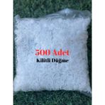 Sima Home Geçmeli Perde ve Tül Düğmesi Korniş Halkası Geçmeli Düğme 1 Paket - Beyaz - 500 Adet