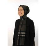 Sima Siyah-Füme Sima Burberry Ekose Şal - Siyah - Füme