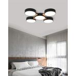 SimaAvize Minimalist Modern Led 5’li Avize-3 (SİYAH)