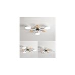 Simaavize Modern Ahşap Detaylı LED Avize - 3 - Gri
