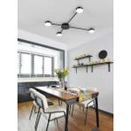 SimaAvize Modern Led Tavan Avize Siyah