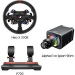 Simagic Alpha Evo Sport Neo x 330R P700 Direksiyon Seti Bundle - Siyah