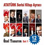 SimArt ATATÜRK Serisi Kitap Ayracı Seti 12 adet V1