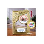 SimArt Design Fotoğraflı ANNELER GÜNÜ Çerçeve Plaket +Madalya Set Kişiye özel TRCPL50