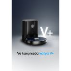 Şımart katya V+ Akıllı Robot Süpürge 15000Pa Premium Otomatik Toz Toplama Üniteli