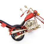 Şımartan Dekoratif Metal Motosiklet Vintage Ev Ofis Hediyelik Biblo