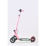 SIMATE Elektrikli Çocuk Scooter 130W | 3 Kademe Hız | Ayarlanabilir Gidon | Uzun Menzil |Koruma Seti Hediye - Pembe