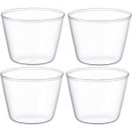 Simax 4’lü Üfleme Borosilikat Cam Sufle Seti 0,20 Lt – 80X57 mm - 200 ml