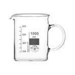 Simax Kulplu Cam Beher 1000 Ml - Kısa Form Isıya Dayanıklı Beaker