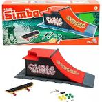Simba, 103304653, Parmak Kaykayı Extreme Rampa Oyun Alanı, Özel Motifli Kaykay, 8 Yedek Tekerlek, Aksesuarlı