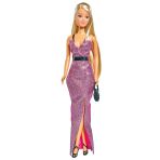 Simba, 105733207, Steffi Love Glitter Style Oyuncak Bebek Set, 29 cm, 12 Parça Aksesuar, Parıltılı Elbise, Steffi Love Simli Tarz