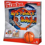 Simba 107406024 Basketbol Seti, Kapı Askılı, Tahta 27 X 5 X 21 Cm, Fileli Pota 15 Cm, Top 8,6 Cm, 3 Yaş Üzeri