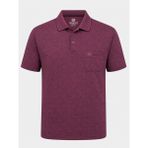 Simenti Polo Yaka Klasik Fit Kısa Kol Erkek Desenli Tişört 7650 - Bordo