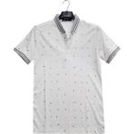 Simenti Troy Yakalı Slim Fit Kısa Kol Erkek TIŞÖRT-6732 - Beyaz