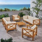 Simera Bahçe- Balkon -Teras Oturma Grubu (Krem)