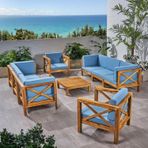 Simera Bahçe- Balkon -Teras Oturma Grubu (Mavi)
