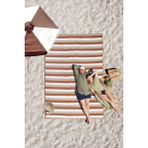 Simerev Halı Plastik Halı Katlanabilir Çift Taraflı Plaj Kamp Piknik Balkon Hasır Mat Savan Karavan Halısı Kilim - 180 x 270 cm - Krem