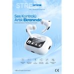 Simex Dijital Dokunmatik Ekranlı ANC/ENC Özellikli Bluetooth Kulaklık İos Android Tüm Telefonlara Uyumlu