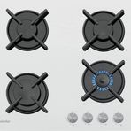 Simfer 3036 Beyaz Cam Doğalgazlı Set Üstü Ocak